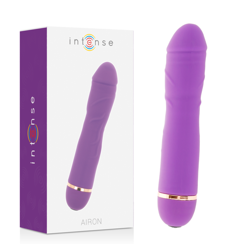 Imagen que nos facilita INTENSE FUN de su producto erótico INTENSE - AIRON 20 SPEEDS SILICONE LILA para nuestra categoría "JUGUETES BIENESTAR |Vibradores|Vibradores Clasicos anales o vaginales".