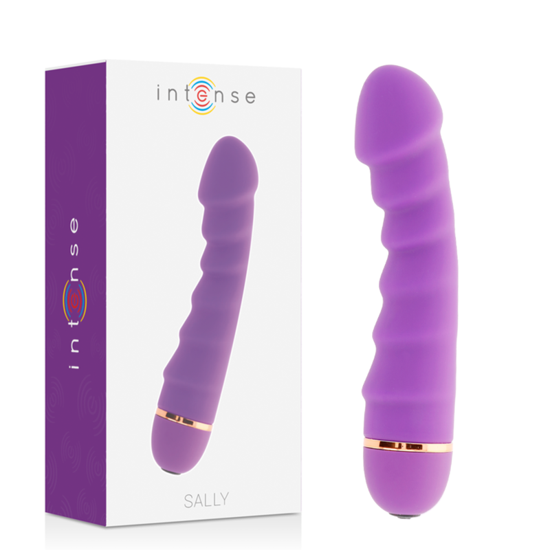Imagen que nos facilita INTENSE FUN de su producto erótico INTENSE - SALLY 20 SPEEDS SILICONE LILA para nuestra categoría "JUGUETES BIENESTAR |Vibradores|Vibradores Punto G".