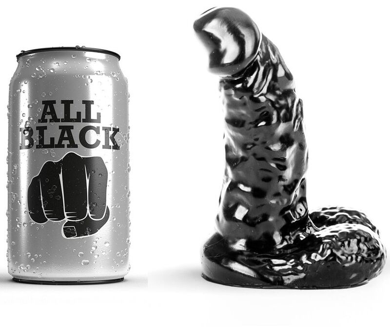 Imagen que nos facilita ALL BLACK de su producto erótico ALL BLACK - DILDO 13 CM para nuestra categoría "JUGUETES BIENESTAR |Dildos sin Vibración|Penes realisticos".