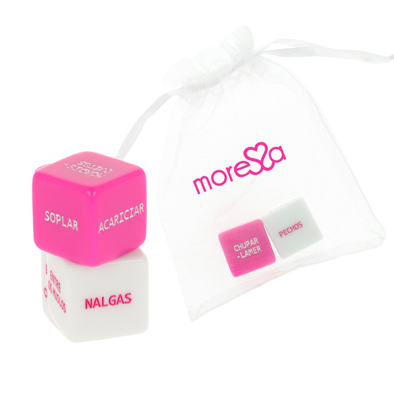 Imagen que nos facilita MORESSA de su producto erótico MORESSA - JUEGO DE DADOS EROTICOS  SPANISH para nuestra categoría "JUEGOS |Juego de Dados".