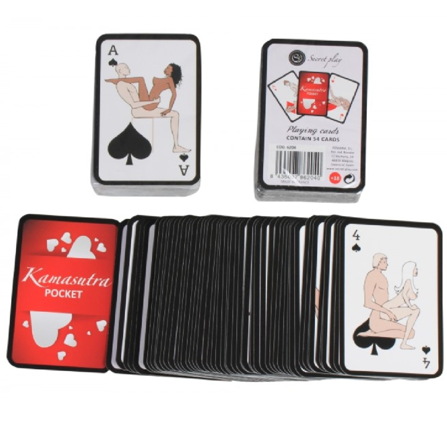 Imagen que nos facilita SECRETPLAY 100% GAMES de su producto erótico SECRETPLAY - CARTAS KAMASUTRA MINI (ES/EN/PT/IT/FR/DE) para nuestra categoría "JUEGOS |Juegos de cartas".