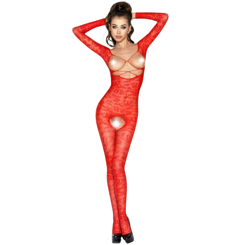 Imagen que nos facilita PASSION WOMAN BODYSTOCKINGS de su producto erótico PASSION - WOMAN BS031 BODYSTOCKING ROJO TALLA ÚNICA para nuestra categoría "MODA & LENCERÍA|Lencería Mujer|Lencería Picante|Bodystocking".