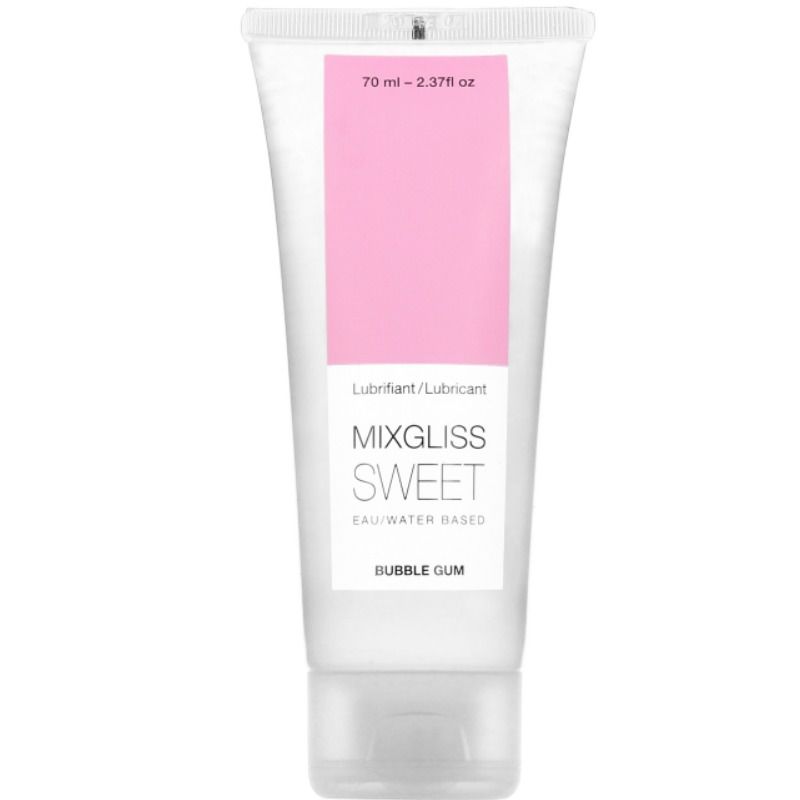 Imagen que nos facilita MIXGLISS de su producto erótico MIXGLISS - LUBRICANTE BASE AGUA SABOR A CHICLE 70 ML para nuestra categoría "DROGUERÍA |Lubricantes|Con deliciosos Sabores".
