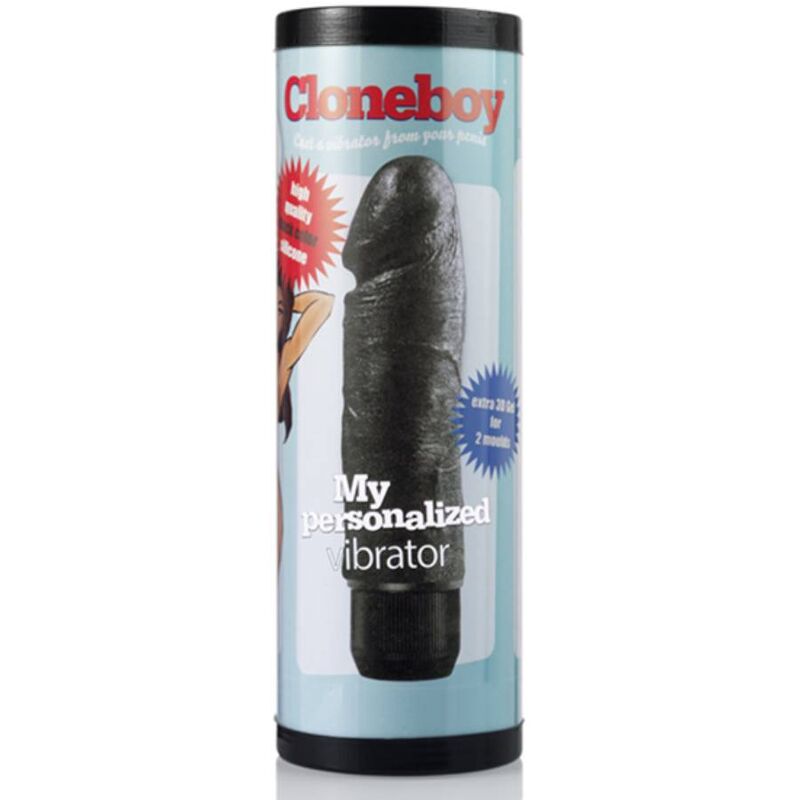 Imagen que nos facilita CLONEBOY de su producto erótico CLONEBOY - KIT CLONADOR DE PENE CON VIBRACIÓN NEGRO para nuestra categoría "JUGUETES BIENESTAR |Dildos sin Vibración|Clonador Pene".