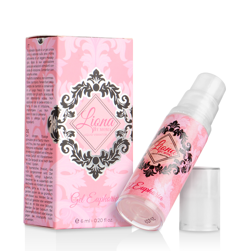 Imagen que nos facilita LIONA BY MOMA de su producto erótico LIONA BY MOMA - VIBRADOR LIQUIDO EUPHORIA GEL 6 ML para nuestra categoría "DROGUERÍA |Estimulantes para Ellas|Vibrador Líquido".