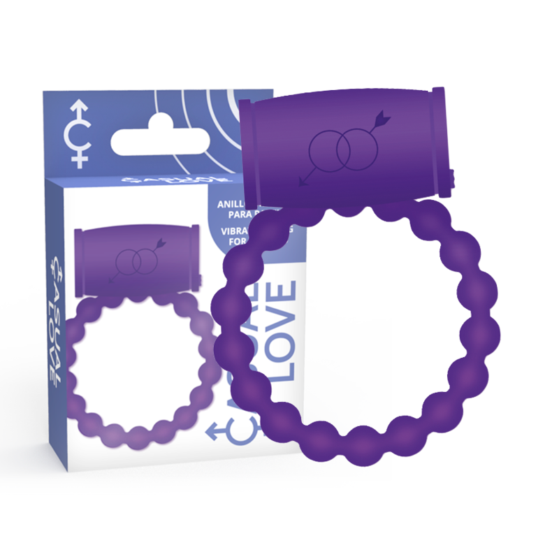 Imagen que nos facilita CASUAL LOVE de su producto erótico CASUAL LOVE - 25 ANILLO VIBRADOR PAREJAS VIOLETA para nuestra categoría "JUGUETES BIENESTAR |Juguetes para Hombres|Accesorios para el pene|Anillos Pene|Anillos con Vibración".