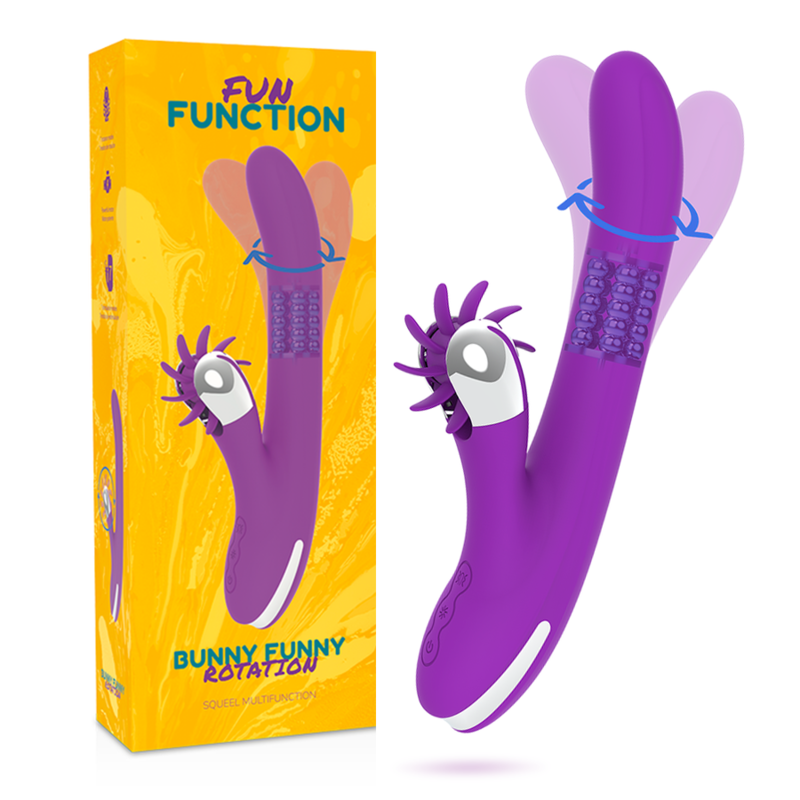 Imagen que nos facilita FUN FUNCTION de su producto erótico FUN FUNCTION - BUNNY FUNNY ROTATION 2.0 para nuestra categoría "JUGUETES BIENESTAR |Vibradores|Rotadores y vibradores".