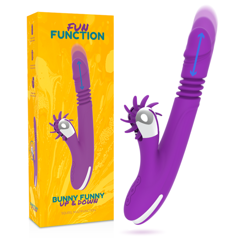 Imagen que nos facilita FUN FUNCTION de su producto erótico FUN FUNCTION - BUNNY FUNNY UP & DOWN  2.0 para nuestra categoría "JUGUETES BIENESTAR |Vibradores|Rotadores y vibradores".