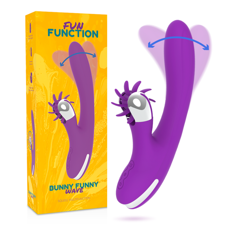 Imagen que nos facilita FUN FUNCTION de su producto erótico FUN FUNCTION - BUNNY FUNNY WAVE 2.0 para nuestra categoría "JUGUETES BIENESTAR |Vibradores|Rotadores y vibradores".