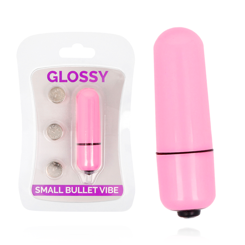 Imagen que nos facilita GLOSSY de su producto erótico GLOSSY - SMALL BALA VIBRADORA ROSA INTENSO para nuestra categoría "JUGUETES BIENESTAR |Vibradores|Mini vibradores".