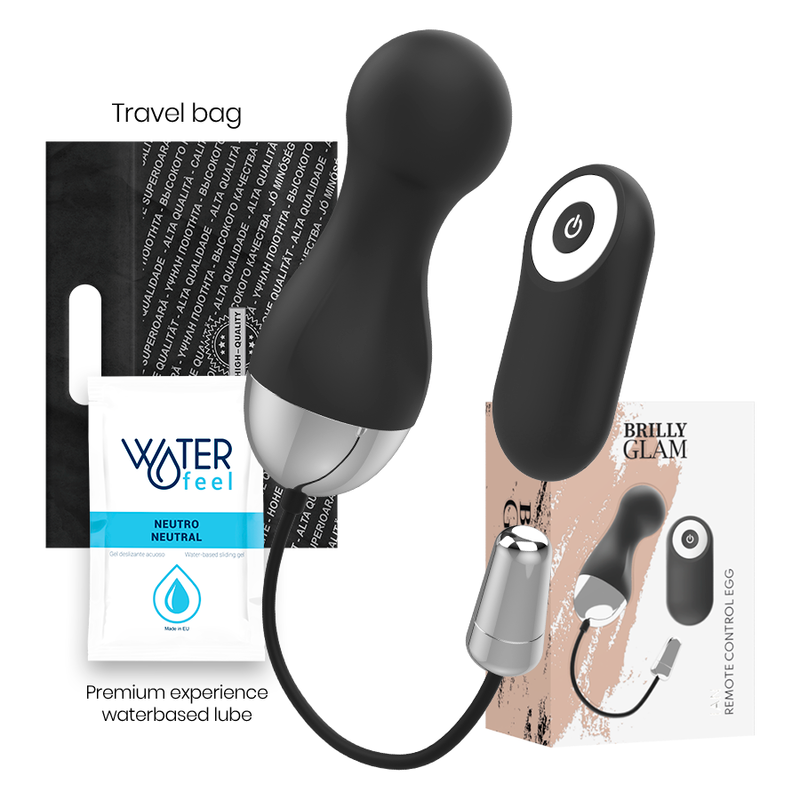 Imagen que nos facilita BRILLY GLAM de su producto erótico BRILLY GLAM - IAN ESTIMULADOR CONTROL REMOTO para nuestra categoría "JUGUETES BIENESTAR |Vibradores|Vibradores control remoto".