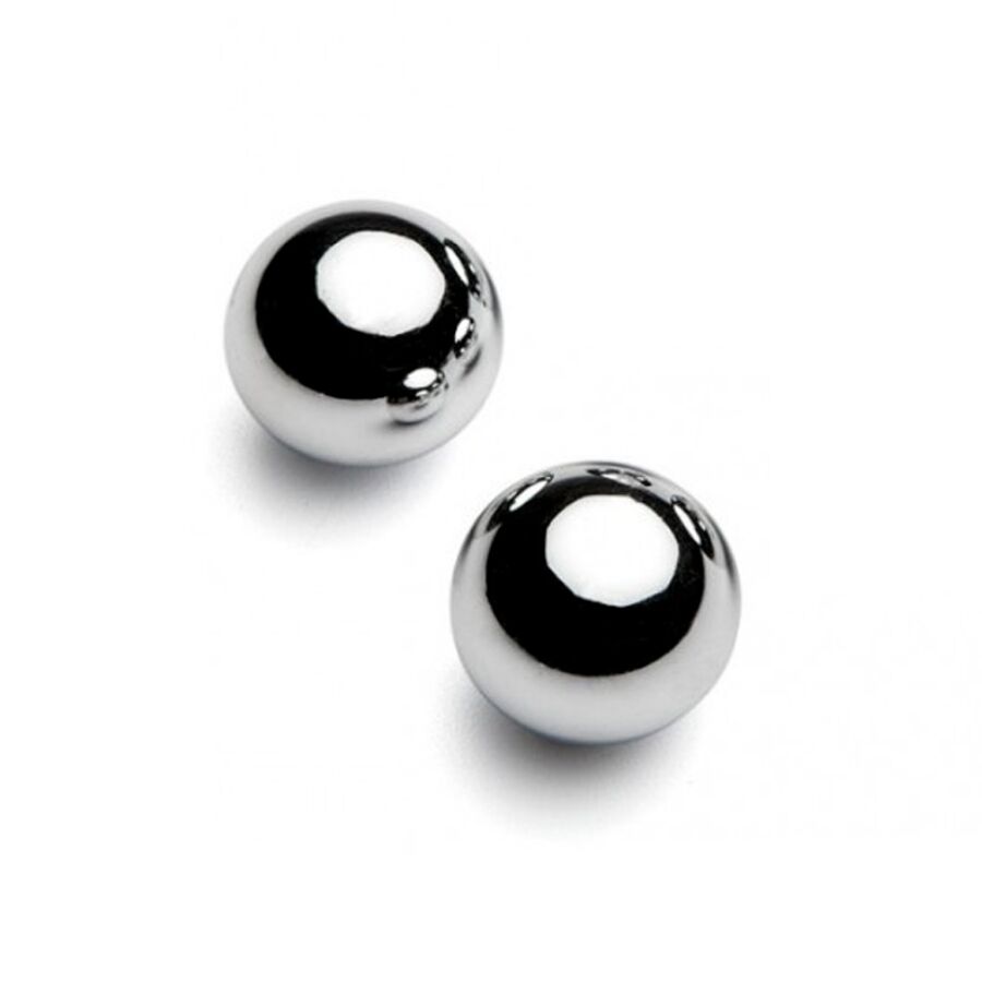 Imagen que nos facilita METAL HARD de su producto erótico METAL HARD - SET 2 BOLAS MAGNETICAS 10 MM para nuestra categoría "JUGUETES BIENESTAR |Juguetes para Mujeres|Bolas Chinas|Bolas Basicas".