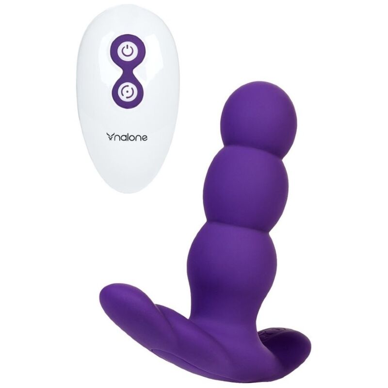 Imagen que nos facilita NALONE de su producto erótico NALONE - PEARL ANAL CONTROL REMOTO LILA para nuestra categoría "JUGUETES BIENESTAR |Vibradores|Vibradores control remoto".