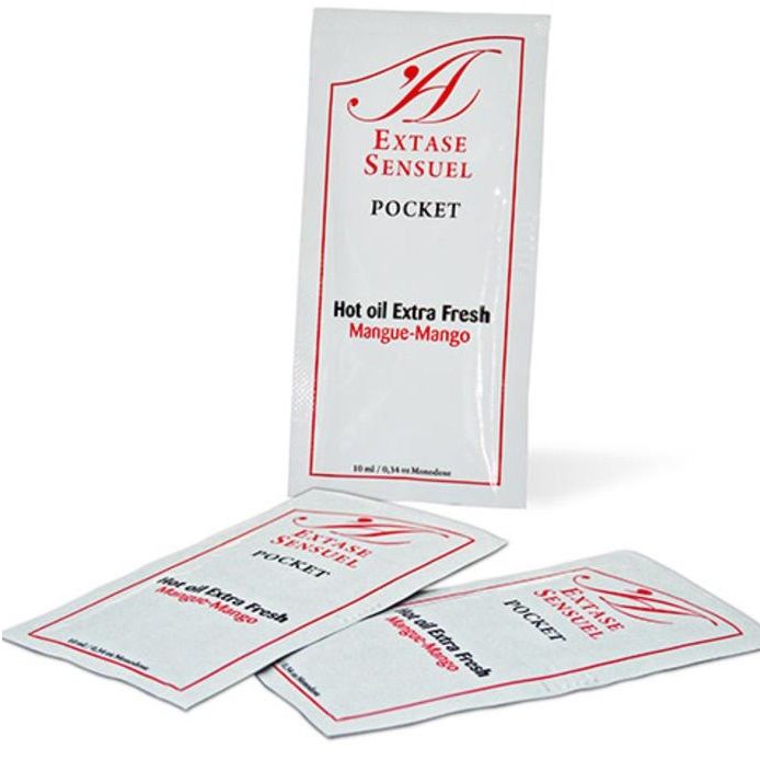 Imagen que nos facilita EXTASE SENSUAL de su producto erótico EXTASE SENSUAL - ACEITE ESTIMULANTE MANGO 10 ML para nuestra categoría "DROGUERÍA |Lubricantes|Efecto Calor".