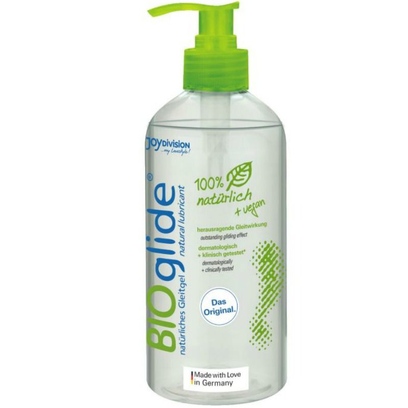 Imagen que nos facilita JOYDIVISION BIOGLIDE de su producto erótico BIOGLIDE - LUBRICANTE NATURAL 500 ML para nuestra categoría "DROGUERÍA |Lubricantes|Bio Ecólogico".