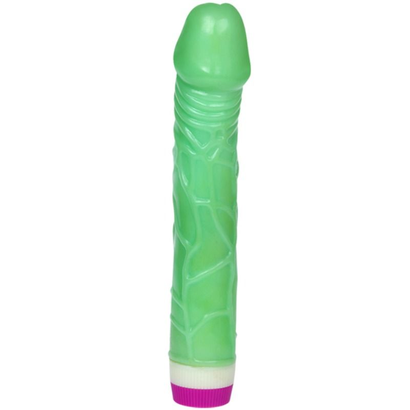 Imagen que nos facilita BAILE VIBRATORS de su producto erótico BAILE - WAVES OF PLEASURE VIBRADOR 23 CM VERDE para nuestra categoría "JUGUETES BIENESTAR |Vibradores|Vibradores Realisticos".