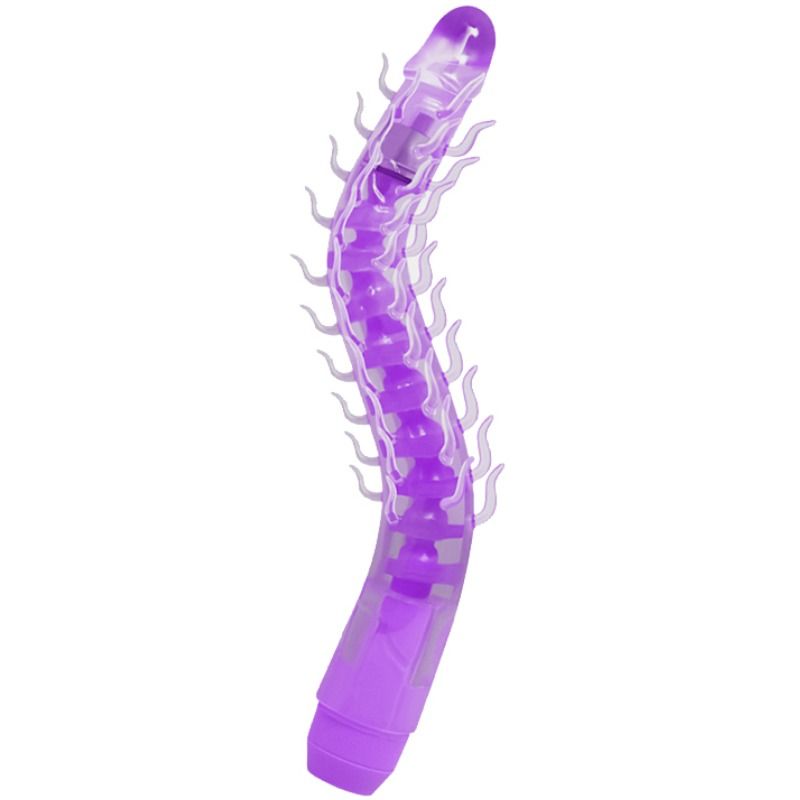 Imagen que nos facilita BAILE de su producto erótico BAILE - FLEXI VIBE SENSUAL SPINE BENDABLE VIBRATING DILDO LILA 23.5 CM para nuestra categoría "JUGUETES BIENESTAR |Vibradores|Rotadores y vibradores".
