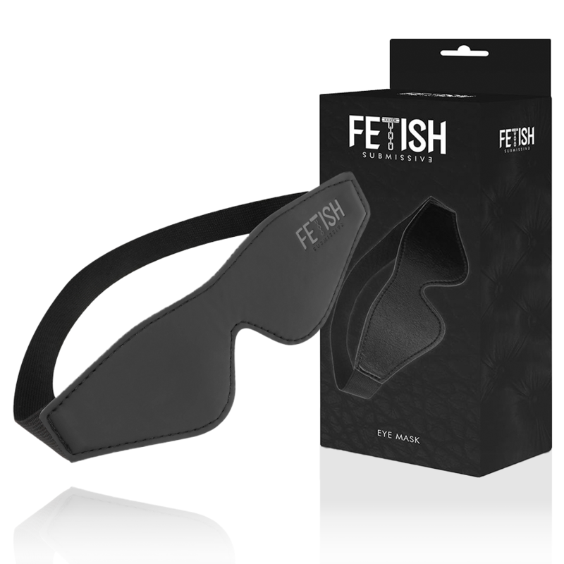 Imagen que nos facilita FETISH SUBMISSIVE BONDAGE de su producto erótico FETISH SUBMISSIVE - ANTIFAZ CUERO VEGANO CON FORRO DE NEOPRENO para nuestra categoría "BDSM & BONDAGE |Bondage|Antifaces".