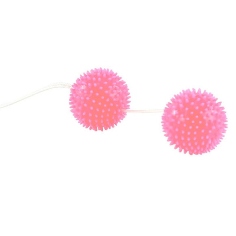 Imagen que nos facilita BAILE STIMULATING de su producto erótico BAILE - A DEEPLY PLEASURE BOLAS TEXTURADAS ROSA 3.6 CM para nuestra categoría "JUGUETES BIENESTAR |Juguetes para Mujeres|Bolas Chinas|Bolas Basicas".