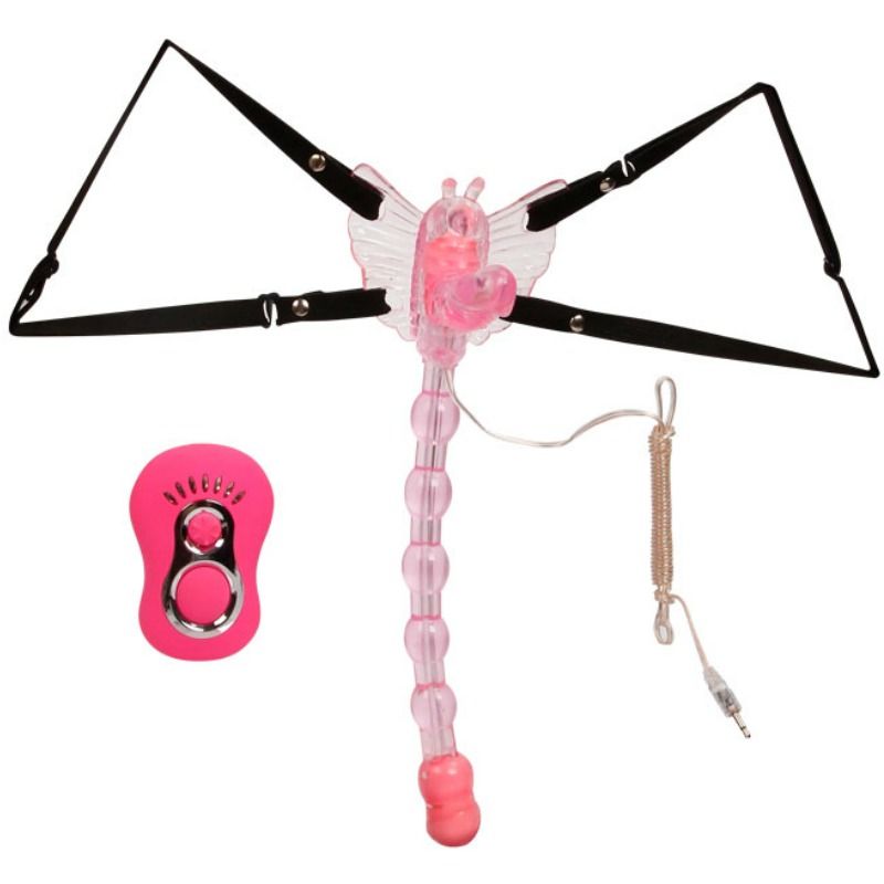 Imagen que nos facilita BAILE STIMULATING de su producto erótico BAILE - BUTTERFLY STRAP ON para nuestra categoría "JUGUETES BIENESTAR |Arneses|Arneses con Vibración".