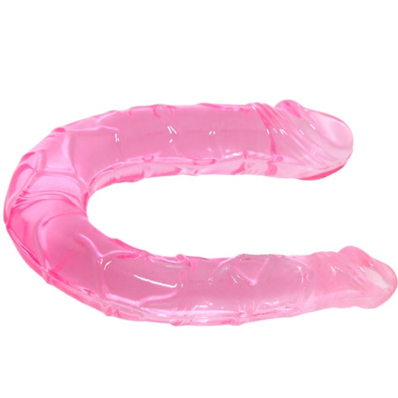 Imagen que nos facilita BAILE DILDOS de su producto erótico BAILE - DOUBLE DONG DILDO DOBLE ROSA para nuestra categoría "JUGUETES BIENESTAR |Dildos sin Vibración".