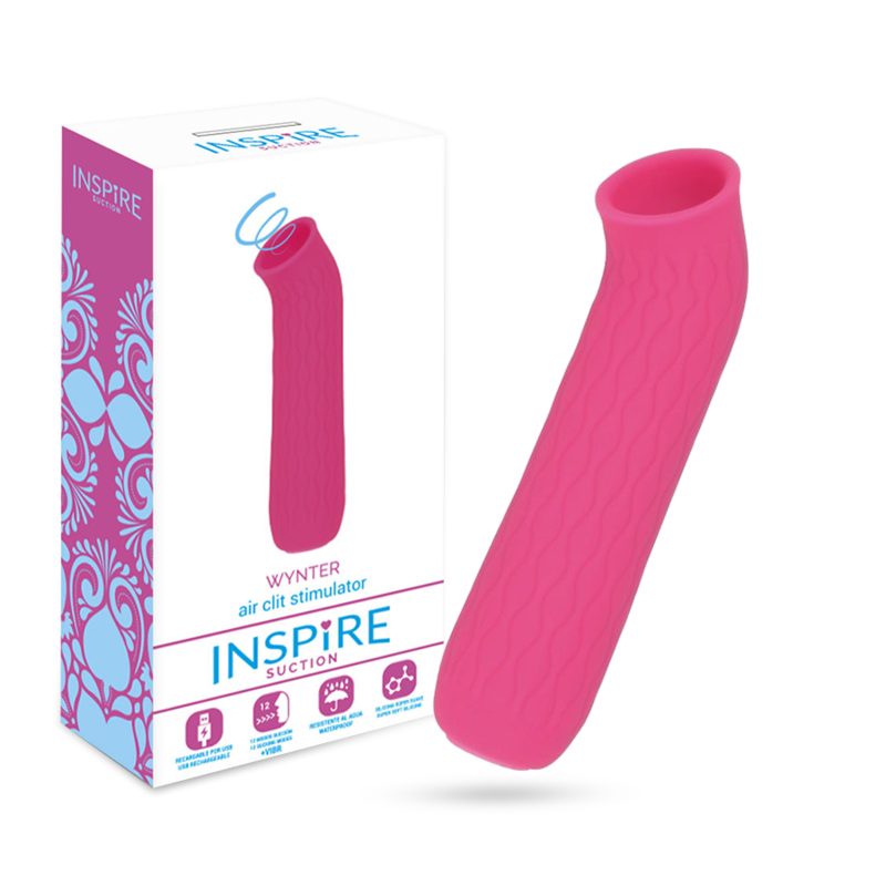 Imagen que nos facilita INSPIRE SUCTION de su producto erótico INSPIRE SUCTION - WYNTER ESTIMULADOR ROSA para nuestra categoría "JUGUETES BIENESTAR |Juguetes para Mujeres|Estimuladores".