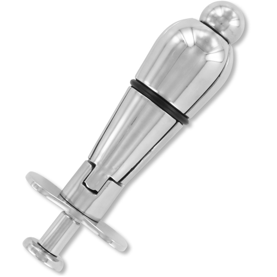 Imagen que nos facilita METAL HARD de su producto erótico METAL HARD - PLUG ANAL METALICO CON BLOQUEO para nuestra categoría "JUGUETES BIENESTAR |Anal|Vibradores Anales".