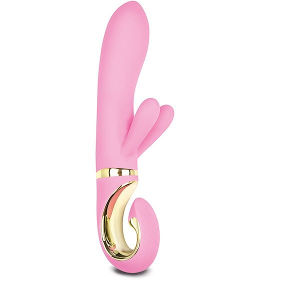 Imagen que nos facilita G-VIBE de su producto erótico G-VIBE - G-RABBIT VIBRADOR CONEJITO RAMPANTE ROSA para nuestra categoría "JUGUETES BIENESTAR |Vibradores|Vibradores Rabbit".
