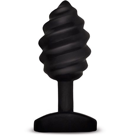 Imagen que nos facilita G-VIBE de su producto erótico G-VIBE - GPLUG TWIST CON VIBRACIÓN NEGRO para nuestra categoría "JUGUETES BIENESTAR |Anal|Vibradores Anales".