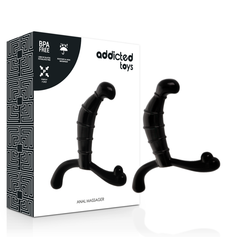 Imagen que nos facilita ADDICTED TOYS de su producto erótico ADDICTED TOYS - PROSTATE ANAL PLEASURE NEGRO para nuestra categoría "JUGUETES BIENESTAR |Anal|Plugs Anales".