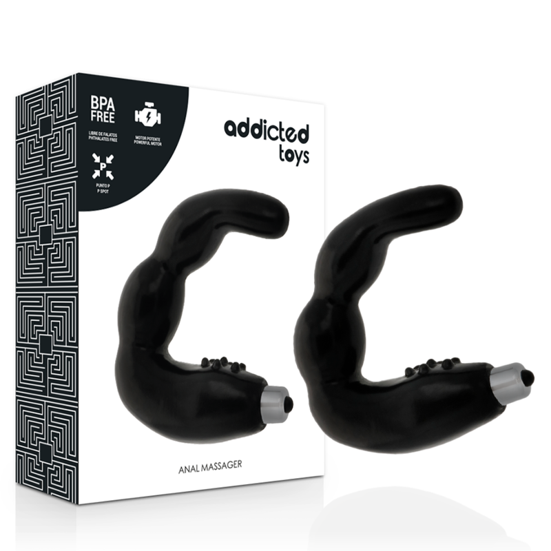 Imagen que nos facilita ADDICTED TOYS de su producto erótico ADDICTED TOYS - PROSTATE ANAL MASSAGER VIBRATION para nuestra categoría "JUGUETES BIENESTAR |Anal|Vibradores Anales".