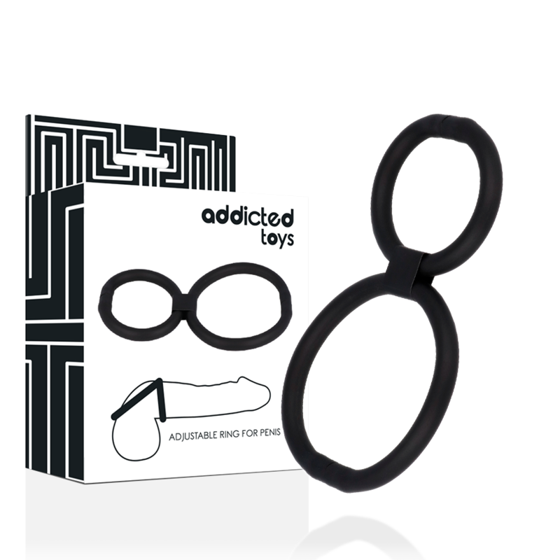 Imagen que nos facilita ADDICTED TOYS de su producto erótico ADDICTED TOYS - ANILLAS AJUSTABLE PENE para nuestra categoría "JUGUETES BIENESTAR |Juguetes para Hombres|Accesorios para el pene|Anillos Pene|Anillos sin vibración".