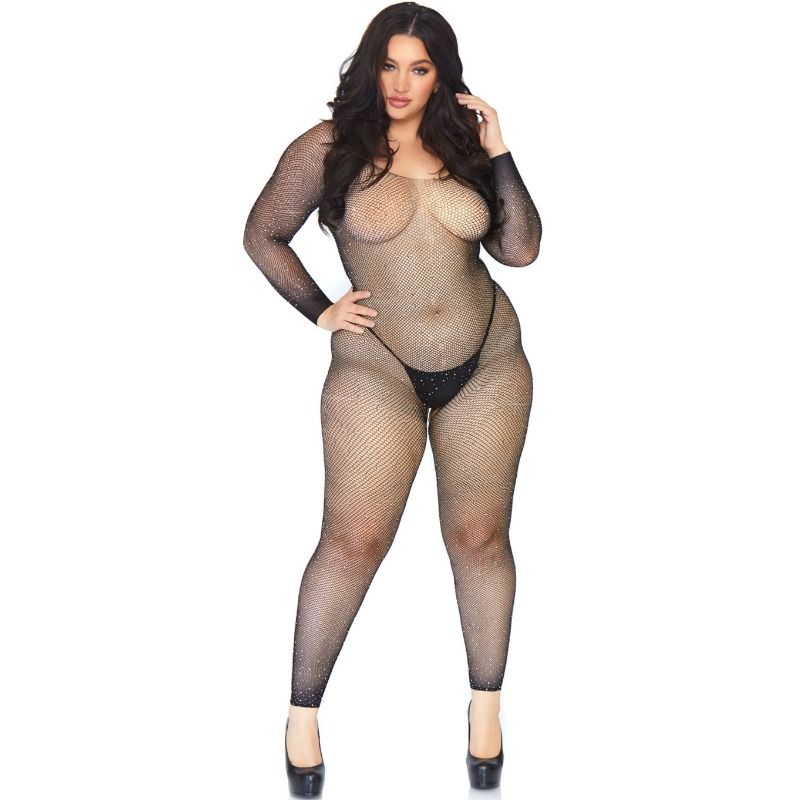 Imagen que nos facilita LEG AVENUE BODYSTOCKINGS de su producto erótico LEG AVENUE - BODYSTOCKING EN RED CON BRILLANTE 1X-2X para nuestra categoría "MODA & LENCERÍA|Lencería Mujer|Lencería Picante|Bodystocking".