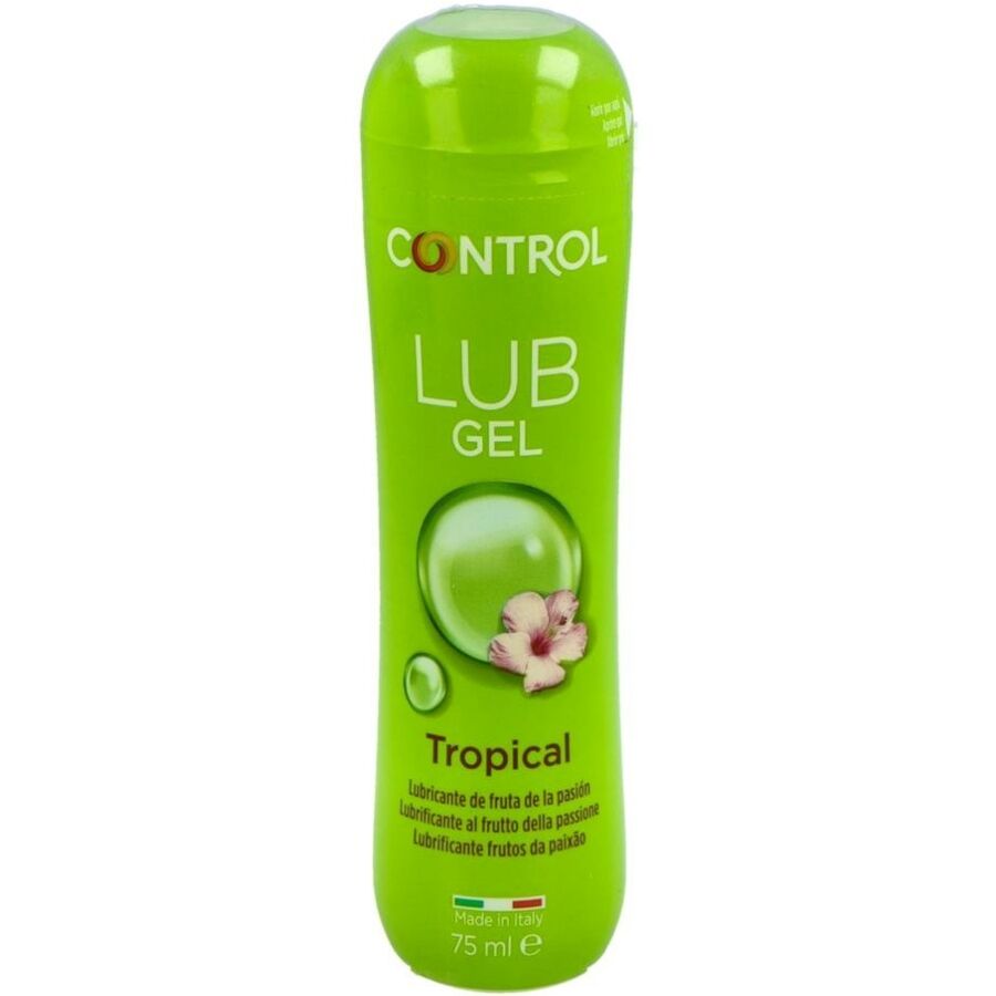 Imagen que nos facilita CONTROL LUBES de su producto erótico CONTROL - LUB GEL LUBRICANTE TROPICAL 75 ML para nuestra categoría "DROGUERÍA |Lubricantes|Con deliciosos Sabores".