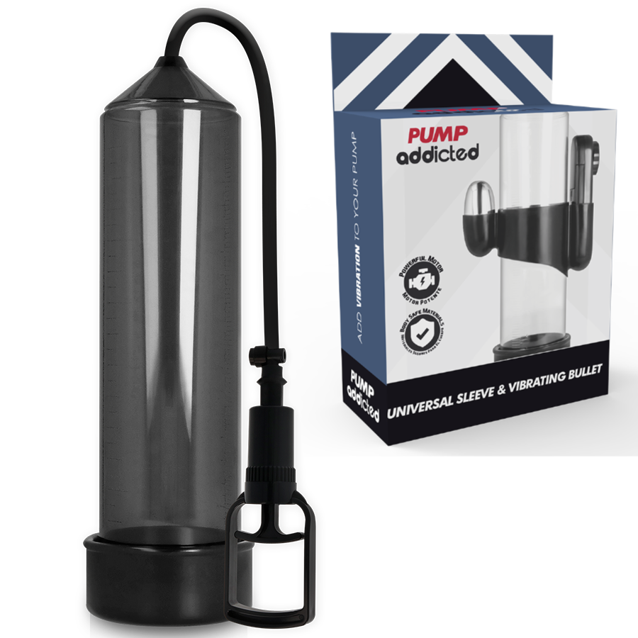 Imagen que nos facilita PUMP ADDICTED de su producto erótico PUMP ADDICTED - BOMBA ERECCIÓN RX7 NEGRO CON VIBRADOR para nuestra categoría "JUGUETES BIENESTAR |Juguetes para Hombres|Accesorios para el pene|Bomba Alargadora Pene".