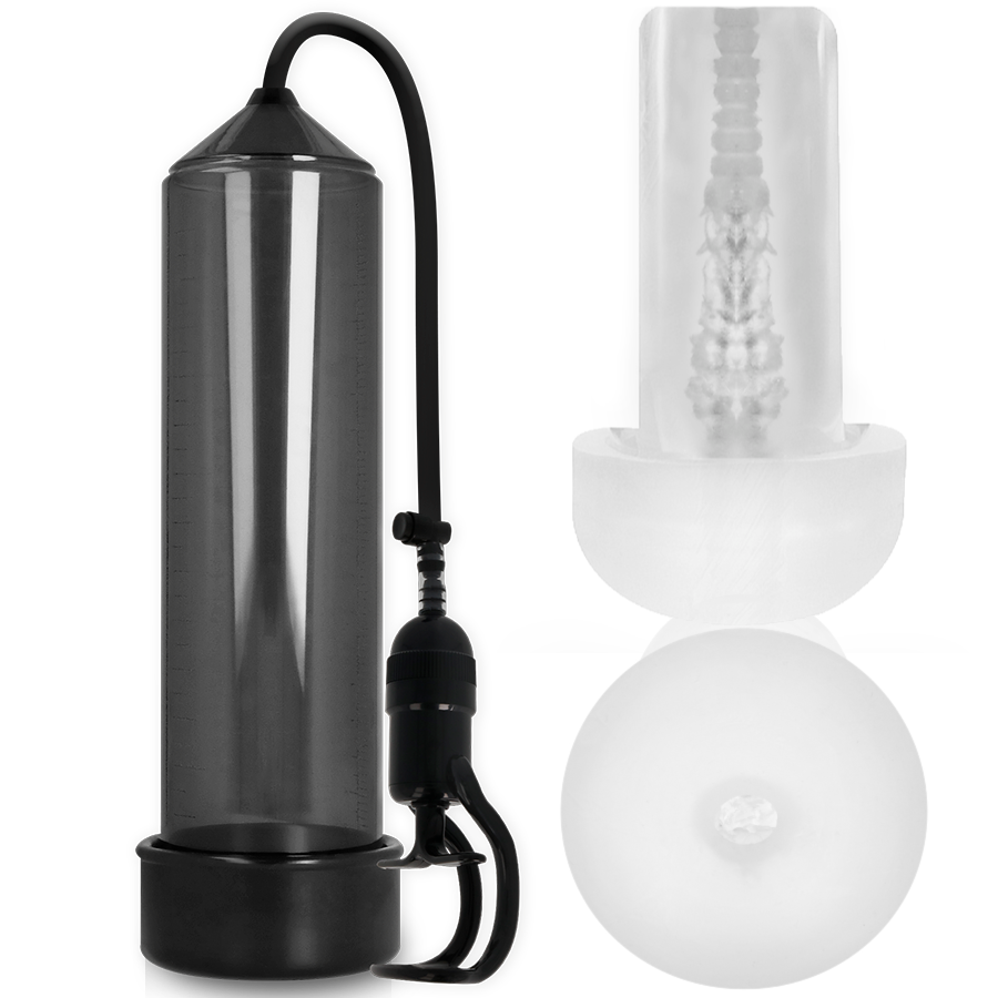 Imagen que nos facilita PUMP ADDICTED de su producto erótico PUMP ADDICTED - BOMBA ERECCIÓN RX5 BLACK CON MASTURBADOR para nuestra categoría "JUGUETES BIENESTAR |Juguetes para Hombres|Accesorios para el pene|Bomba Alargadora Pene".