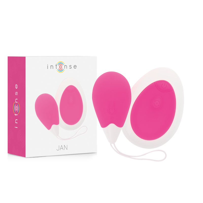 Imagen que nos facilita INTENSE COUPLES TOYS de su producto erótico INTENSE - JAN HUEVO VIBRADOR CONTROL REMOTO ROSA para nuestra categoría "JUGUETES BIENESTAR |Vibradores|Vibradores control remoto".