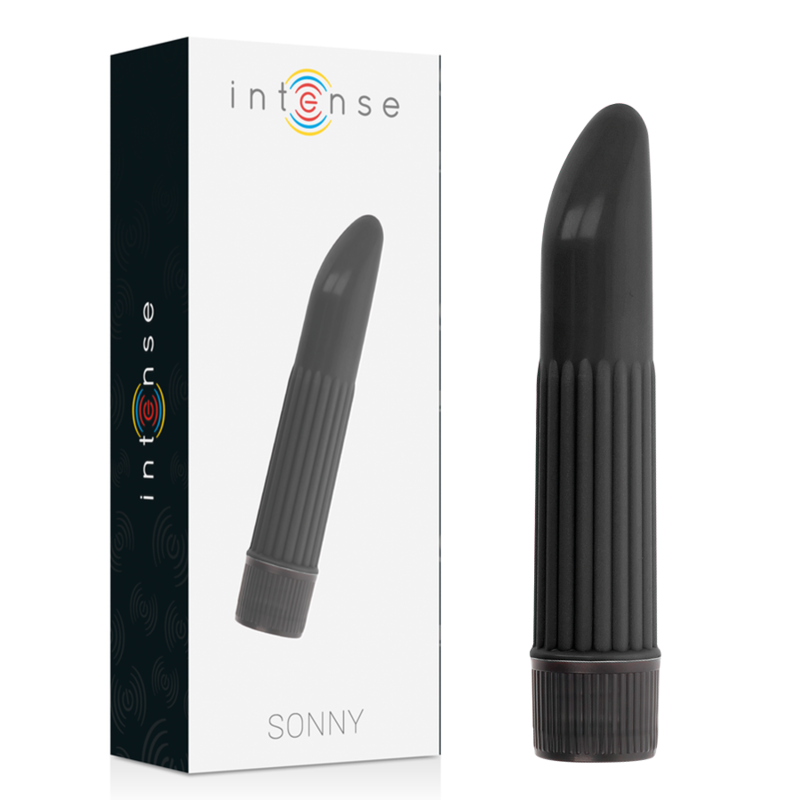 Imagen que nos facilita INTENSE FUN de su producto erótico INTENSE - SONNY VIBRADOR NEGRO para nuestra categoría "JUGUETES BIENESTAR |Vibradores|Mini vibradores".