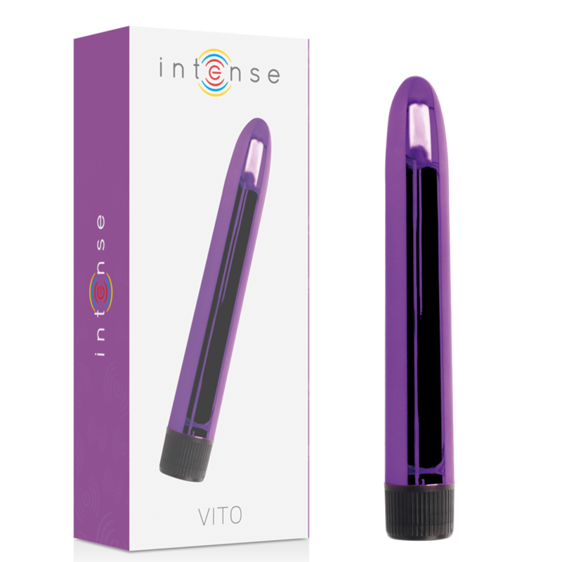 Imagen que nos facilita INTENSE FUN de su producto erótico INTENSE - VITO VIBRADOR LILA para nuestra categoría "JUGUETES BIENESTAR |Juguetes para Mujeres|Estimuladores".