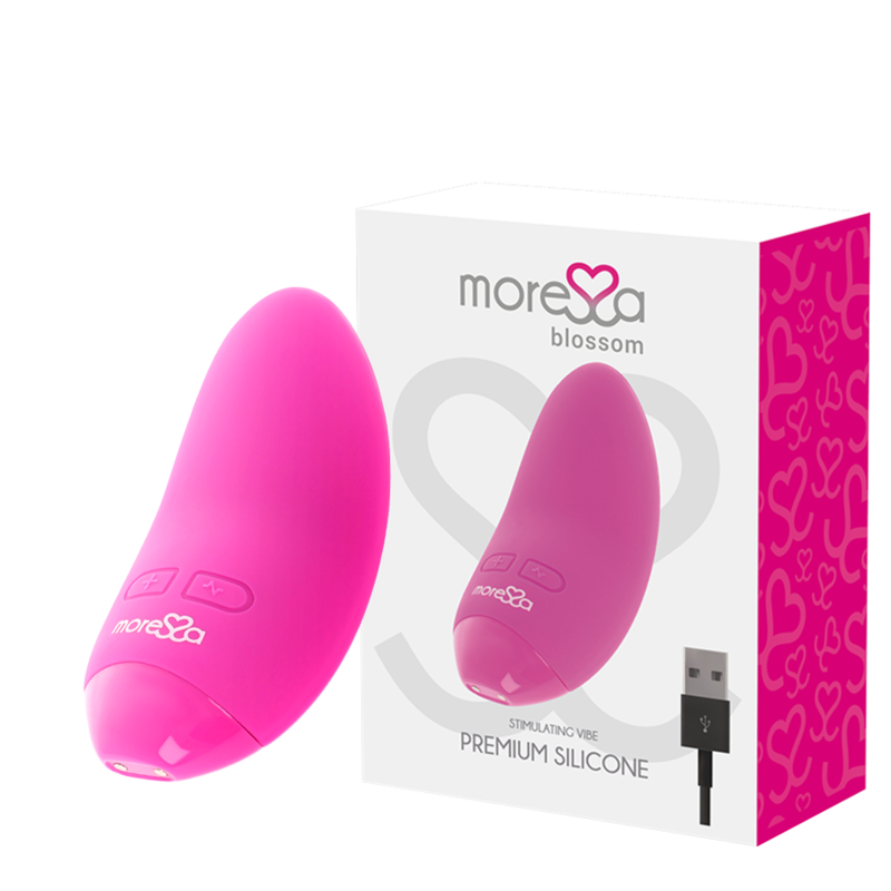 Imagen que nos facilita MORESSA de su producto erótico MORESSA - BLOSSOM MASAJEADOR PERSONAL  ROSA para nuestra categoría "JUGUETES BIENESTAR |Vibradores|Mini vibradores".