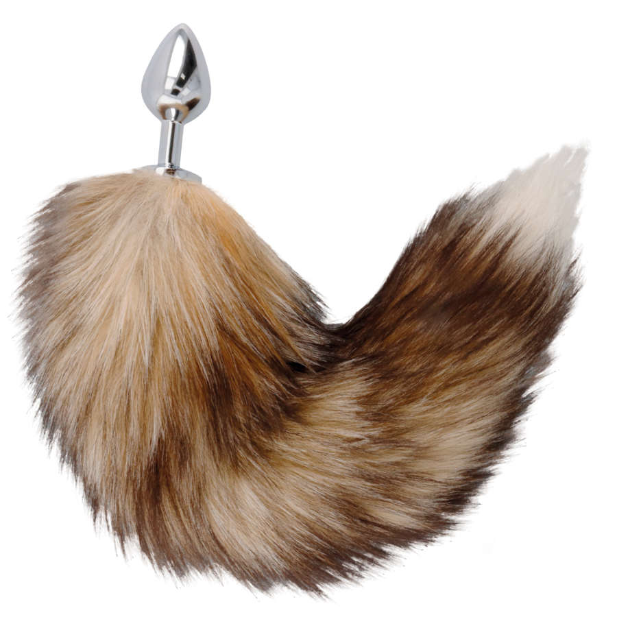 Imagen que nos facilita DARKNESS de su producto erótico DARKNESS - TAIL BUTT PLUG SILVER para nuestra categoría "JUGUETES BIENESTAR |Anal|Plugs Anales".