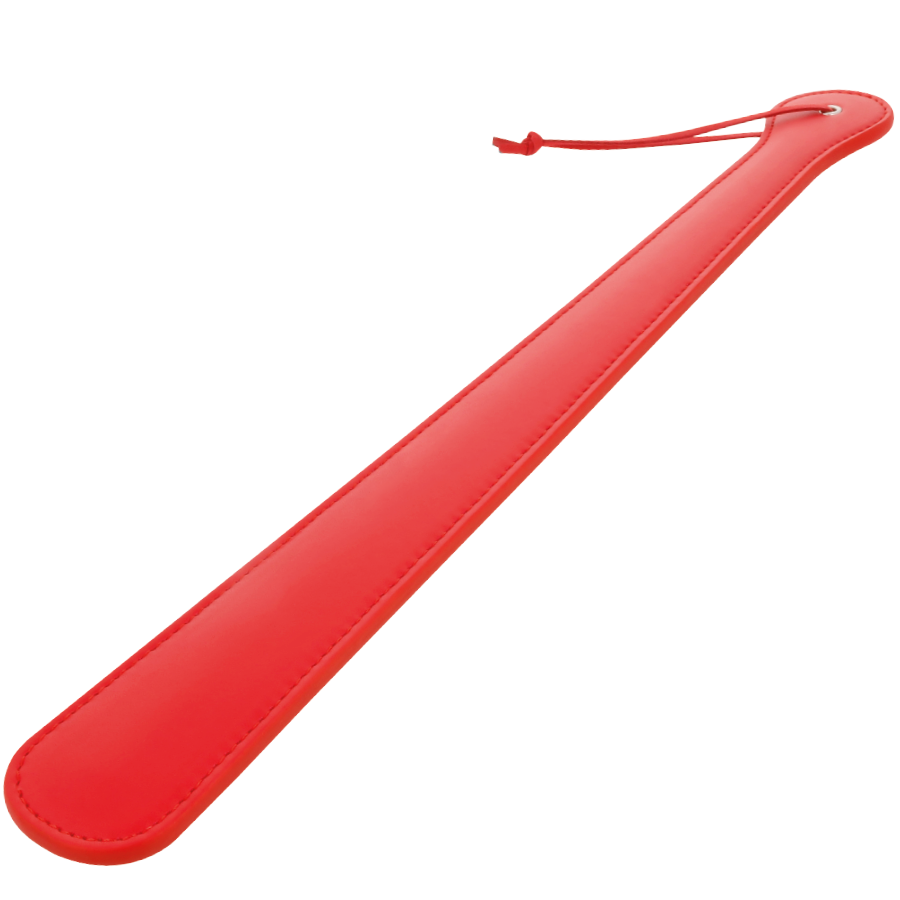 Imagen que nos facilita DARKNESS SENSATIONS de su producto erótico DARKNESS - PALA ROJA FETISH 48 CM para nuestra categoría "BDSM & BONDAGE |Artículos BDSM|Palas BDSM".