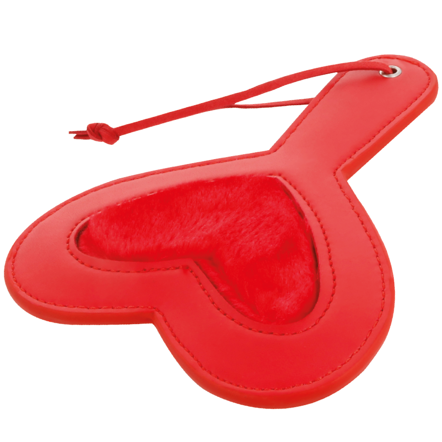 Imagen que nos facilita DARKNESS SENSATIONS de su producto erótico DARKNESS - PALA ROJA FETISH LOVE para nuestra categoría "BDSM & BONDAGE |Artículos BDSM|Palas BDSM".
