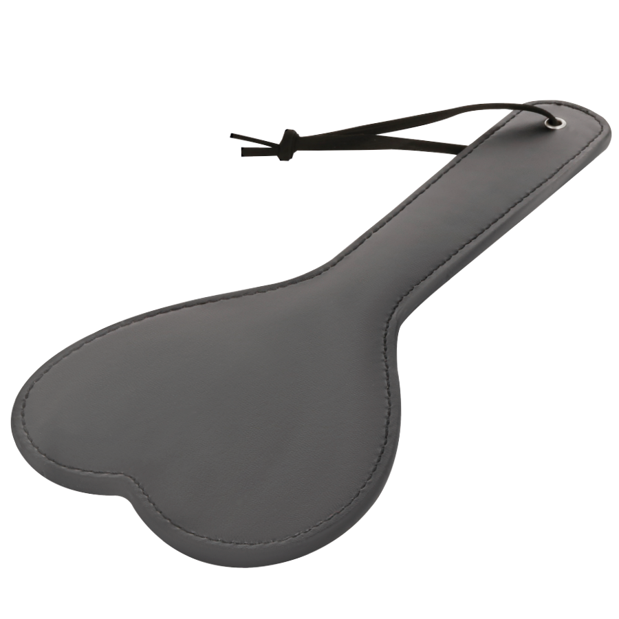 Imagen que nos facilita DARKNESS SENSATIONS de su producto erótico DARKNESS - PALA NEGRA FETISH LOVE para nuestra categoría "BDSM & BONDAGE |Artículos BDSM|Palas BDSM".