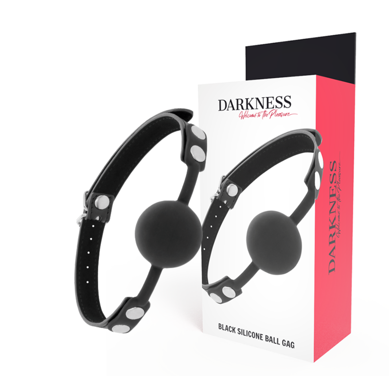 Imagen que nos facilita DARKNESS BONDAGE de su producto erótico DARKNESS - MORDAZA SILICONA NEGRO para nuestra categoría "BDSM & BONDAGE |Bondage|Mordazas".