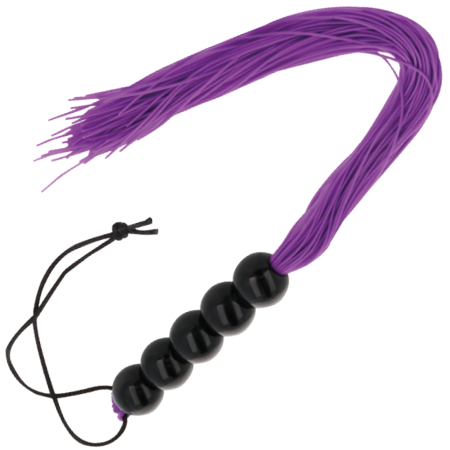 Imagen que nos facilita DARKNESS SENSATIONS de su producto erótico DARKNESS - LÁTIGO BONDAGE LILA para nuestra categoría "BDSM & BONDAGE |Artículos BDSM|Látigos BDSM".