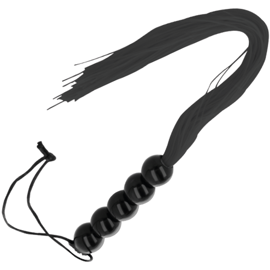 Imagen que nos facilita DARKNESS SENSATIONS de su producto erótico DARKNESS - LÁTIGO BONDAGE NEGRO FINO para nuestra categoría "BDSM & BONDAGE |Artículos BDSM|Látigos BDSM".