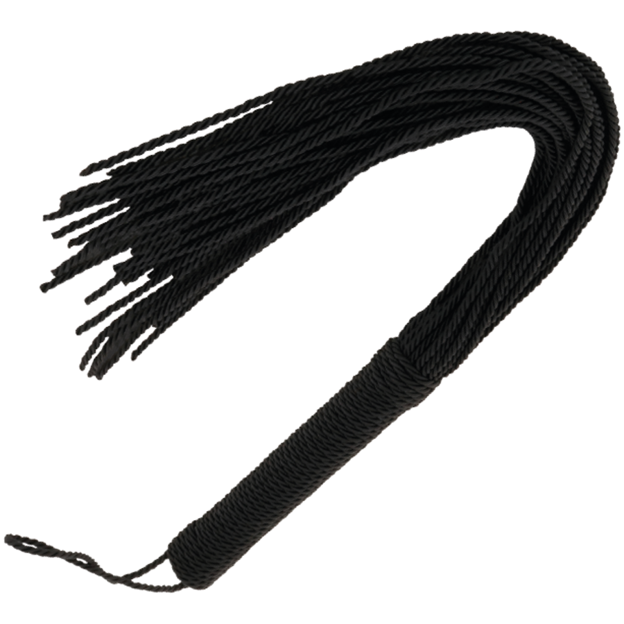 Imagen que nos facilita DARKNESS SENSATIONS de su producto erótico DARKNESS - LÁTIGO BONDAGE NEGRO 50CM para nuestra categoría "BDSM & BONDAGE |Artículos BDSM|Látigos BDSM".