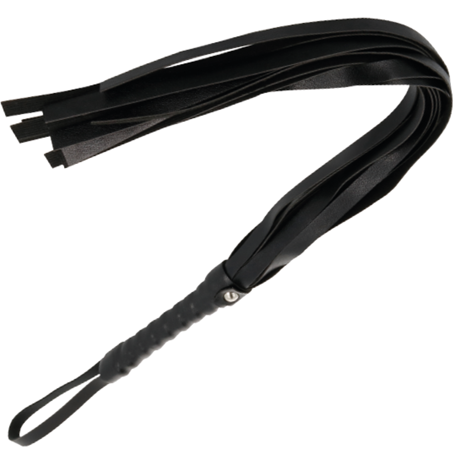 Imagen que nos facilita DARKNESS SENSATIONS de su producto erótico DARKNESS - LÁTIGO BONDAGE NEGRO 45 CM para nuestra categoría "BDSM & BONDAGE |Artículos BDSM|Látigos BDSM".