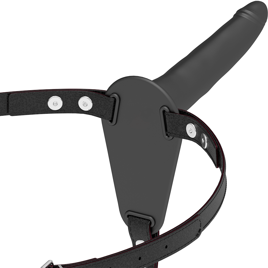 Imagen que nos facilita FETISH SUBMISSIVE HARNESS de su producto erótico FETISH SUBMISSIVE HARNESS - SILICONA NEGRO 15 CM para nuestra categoría "JUGUETES BIENESTAR |Arneses|Arneses sin Vibración".